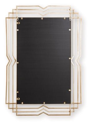 Claybrook Accent Mirror - Gold Accent Mirror modern furniture Contempo Furniture