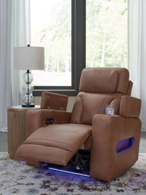 Clean - Slate Power Recliner - Dark Brown Reclining Chair modern furniture Contempo Furniture