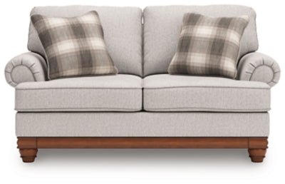 Clearbrooke Loveseat - Beige Stationary Loveseat modern furniture Contempo Furniture
