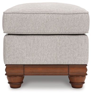 Clearbrooke Ottoman - Beige Upholstered Ottoman modern furniture Contempo Furniture