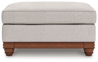 Clearbrooke Ottoman - Beige Upholstered Ottoman modern furniture Contempo Furniture