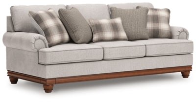Clearbrooke Sofa - Beige Stationary Sofa modern furniture Contempo Furniture