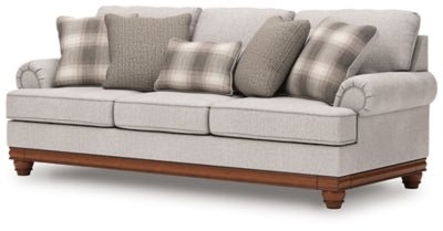 Clearbrooke Sofa - Beige Stationary Sofa modern furniture Contempo Furniture