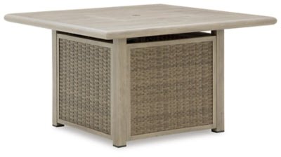 Cliff Trails Fire Pit Table - Beige | Ashley Furniture