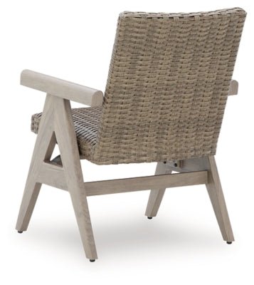 Cliff Trails Outdoor Rocking Arm Chair (Set of 2) - Beige Chair Set modern furniture Contempo Furniture