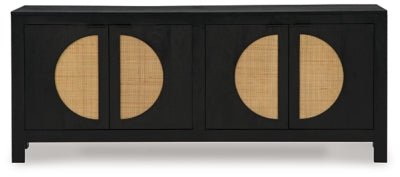 Cliffiings Accent Cabinet - Black Accent Cabinet modern furniture Contempo Furniture