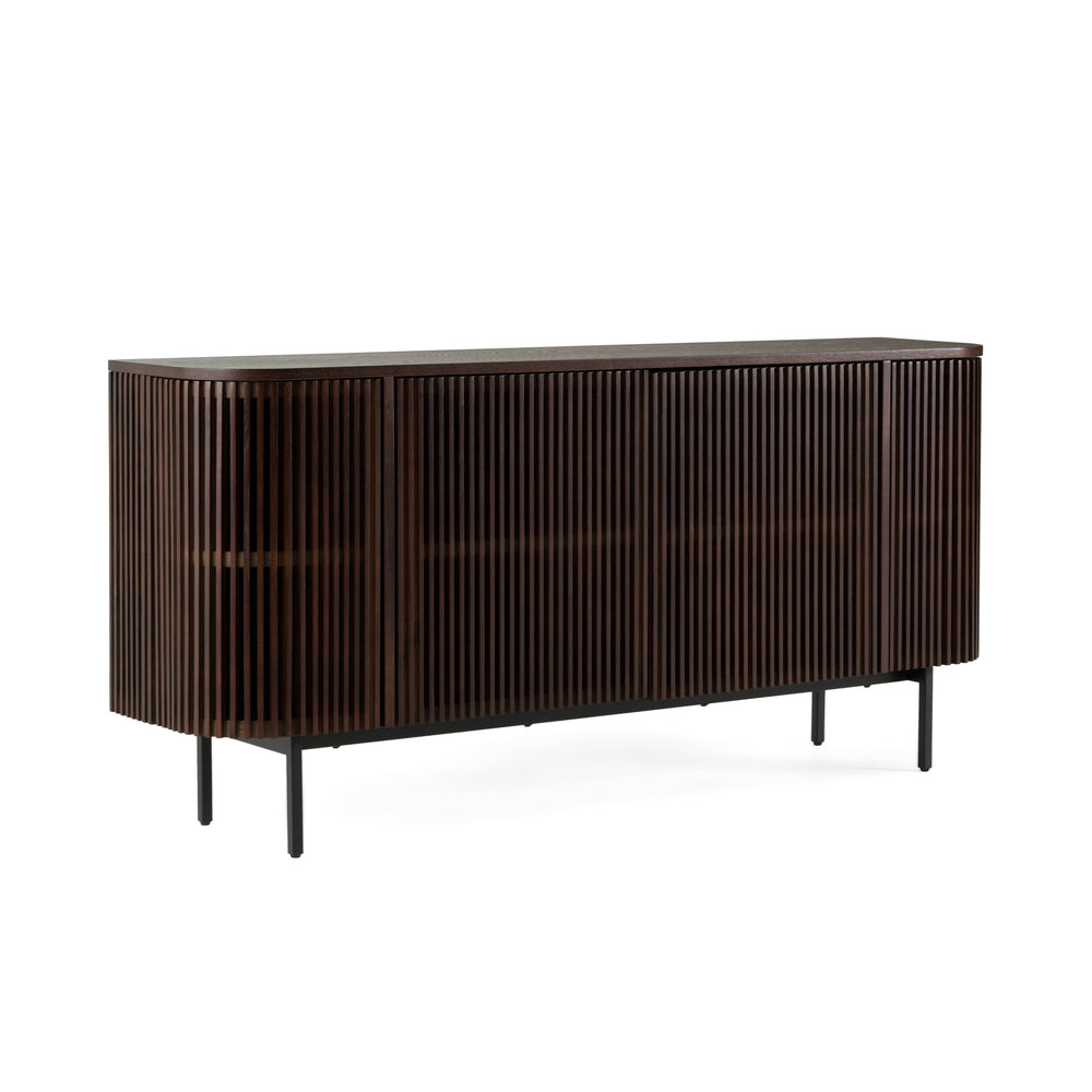 Clifton - Modern Smoked Ash Buffet - View 2