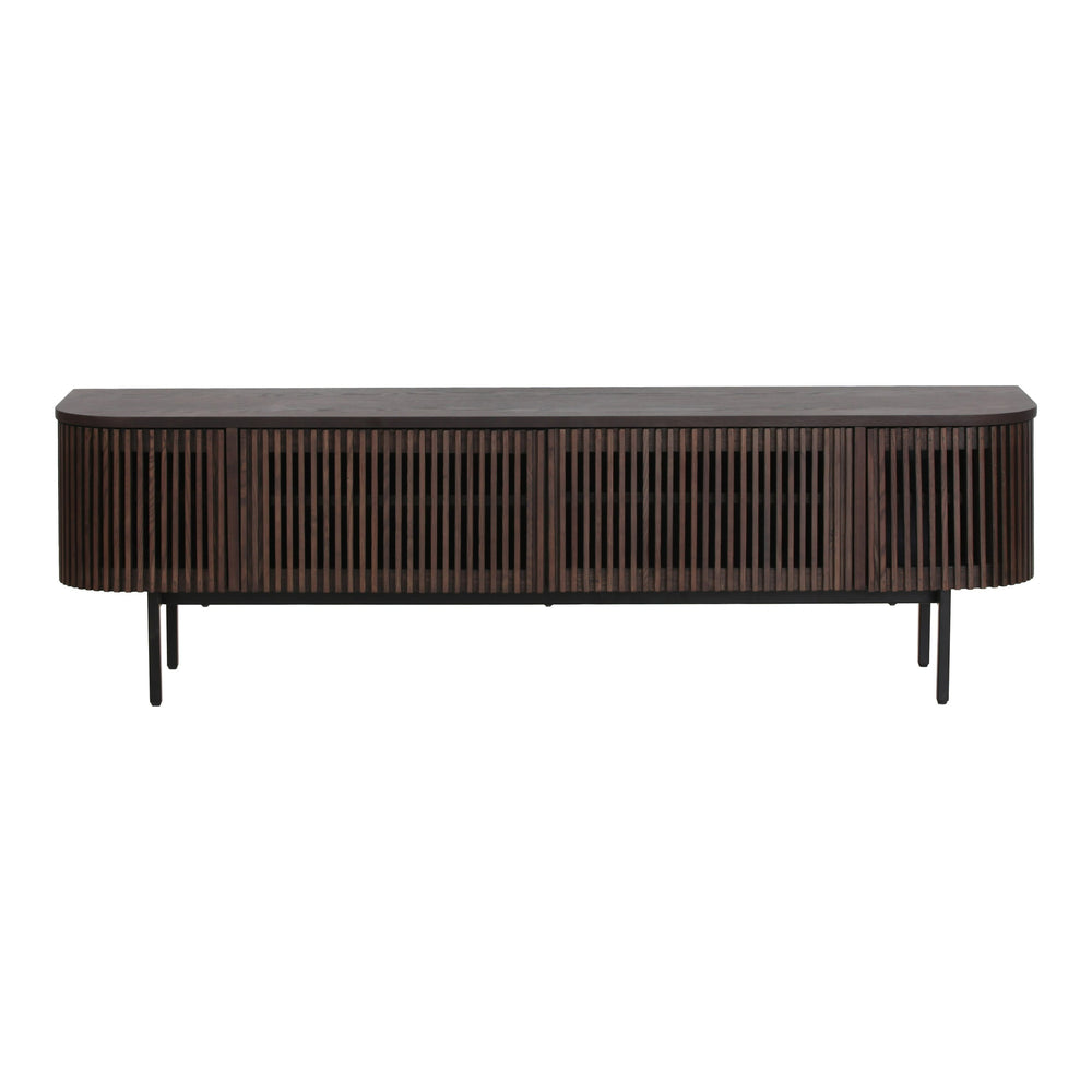 Clifton - Modern Smoked Ash Tall TV Stand