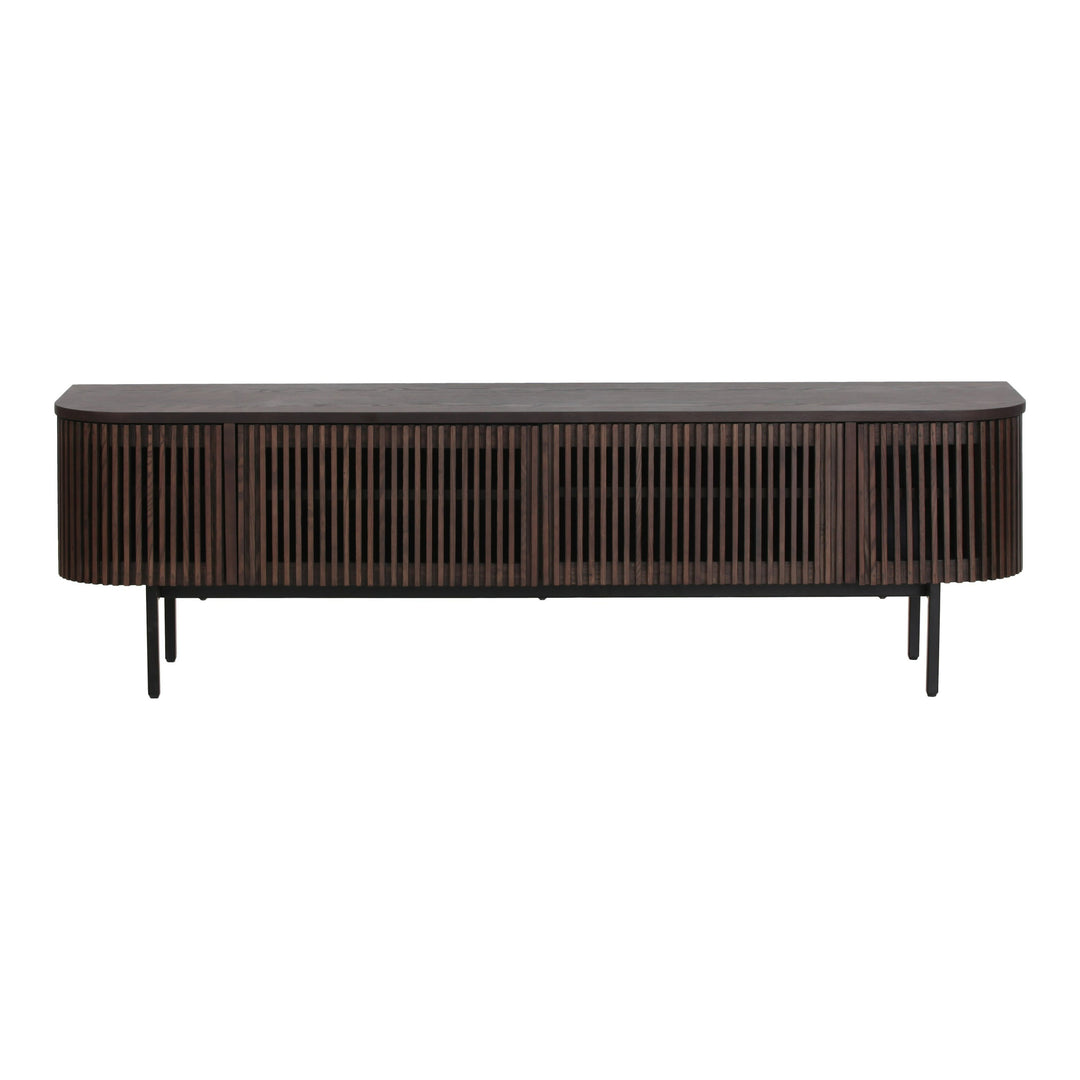 Clifton - Modern Smoked Ash Tall TV Stand