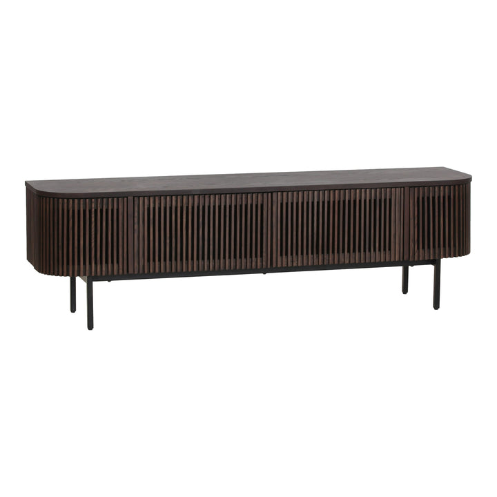 Clifton - Modern Smoked Ash Tall TV Stand