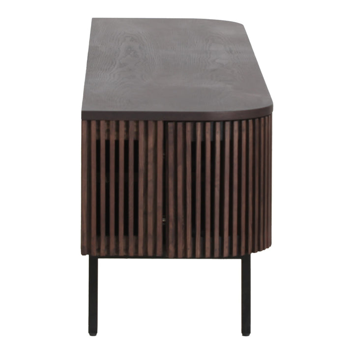Clifton - Modern Smoked Ash Tall TV Stand