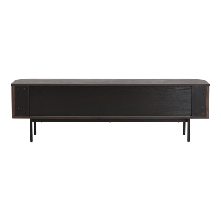 Clifton - Modern Smoked Ash Tall TV Stand