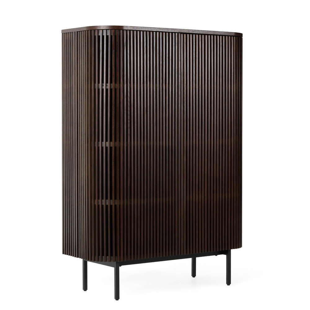 Clifton - Modern Smoked Ash Tall Buffet - View 2