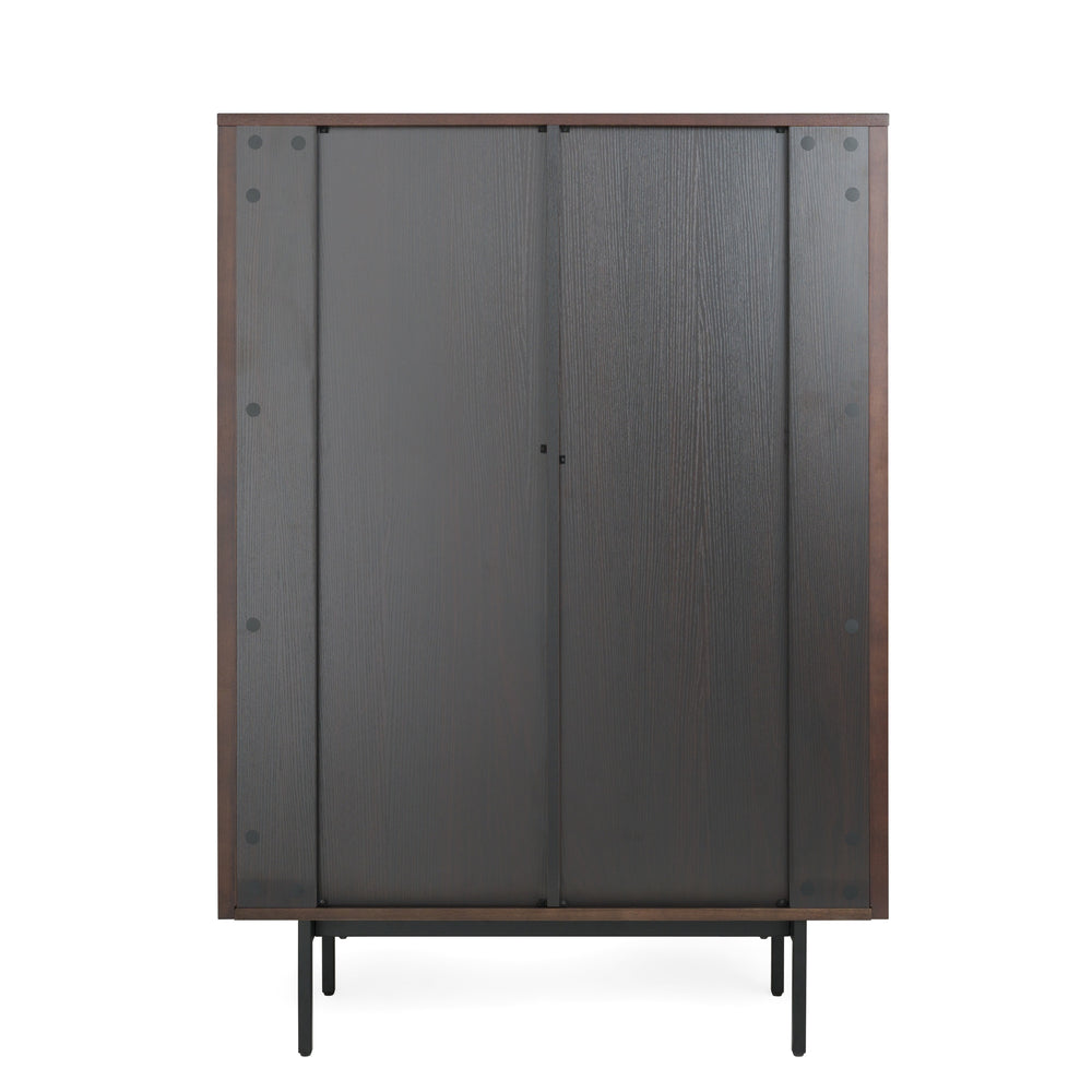 Clifton - Modern Smoked Ash Tall Buffet - View 4