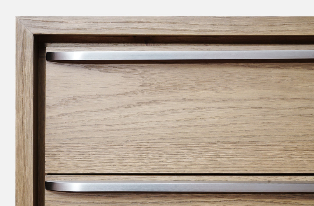 Modus Furniture Jvlh82 One Coastal Modern Six Drawer Dresser In Bisque