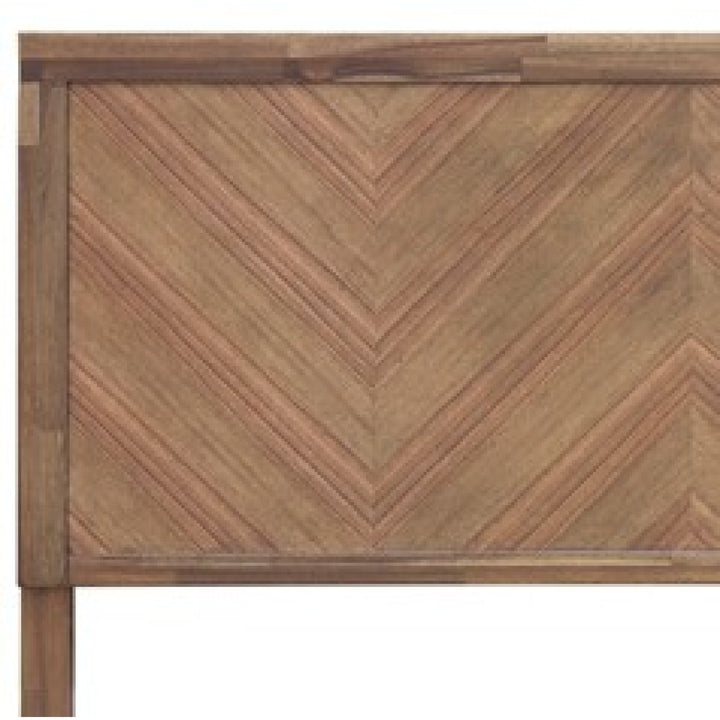Piero Chevron Queen Headboard - Monterey Brown - view 3