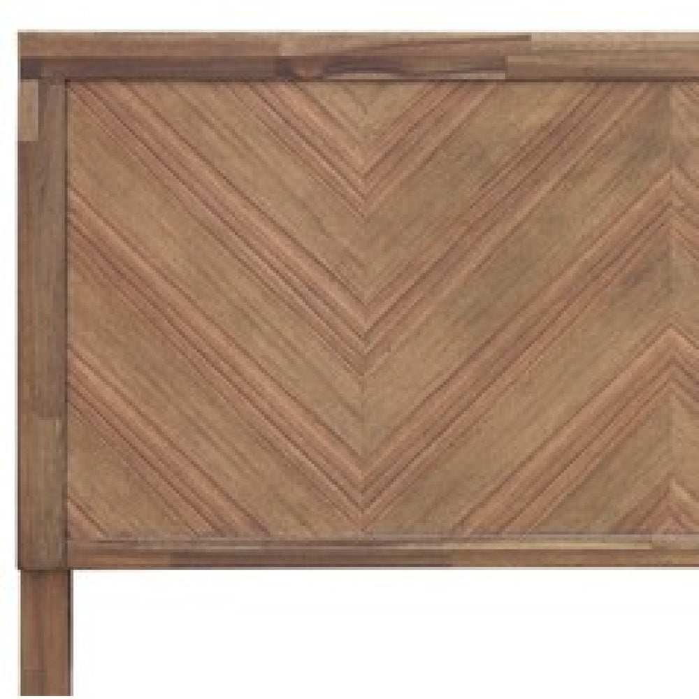 Piero Chevron Queen Headboard - Monterey Brown - view 3