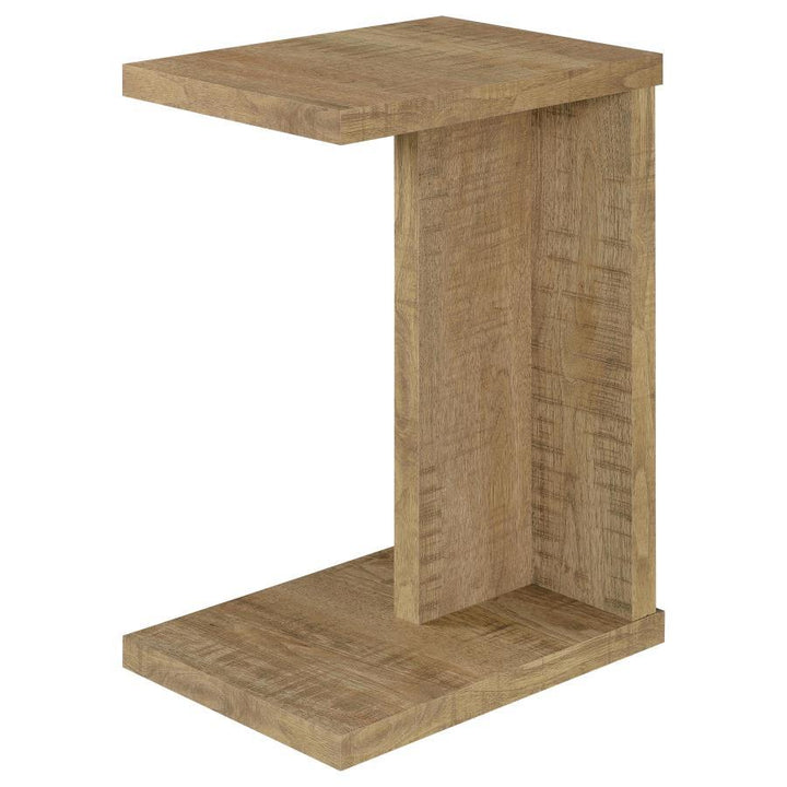 Clower - Engineered Wood C - Shaped Sofa Side Table - Mango Side Table modern furniture Contempo Furniture