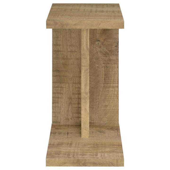 Clower - Engineered Wood C - Shaped Sofa Side Table - Mango Side Table modern furniture Contempo Furniture