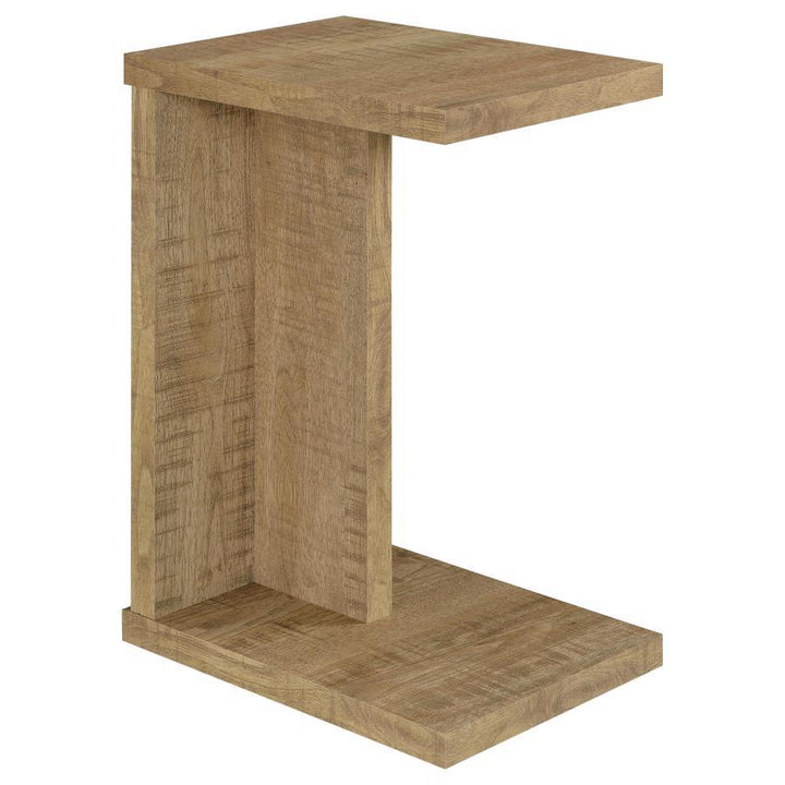 Clower - Engineered Wood C - Shaped Sofa Side Table - Mango Side Table modern furniture Contempo Furniture