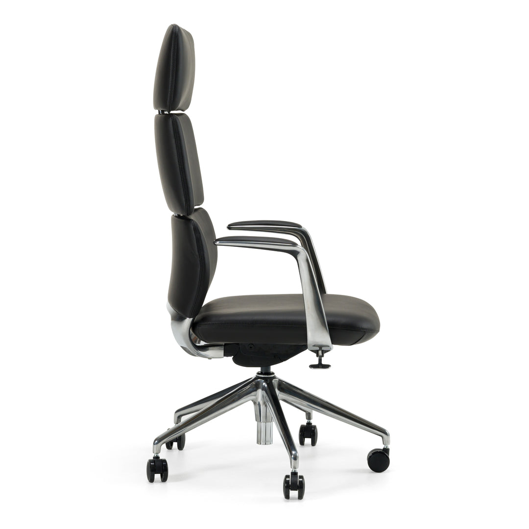 Clyne - Modern Black Vegan Leather Executive Office Chair