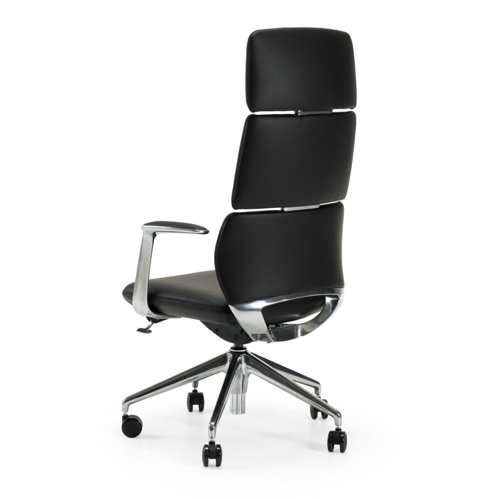 Clyne - Modern Black Vegan Leather Executive Office Chair