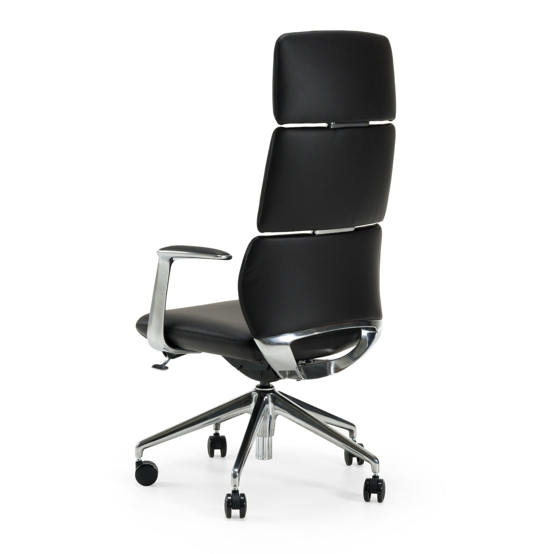 Clyne - Modern Black Vegan Leather Executive Office Chair