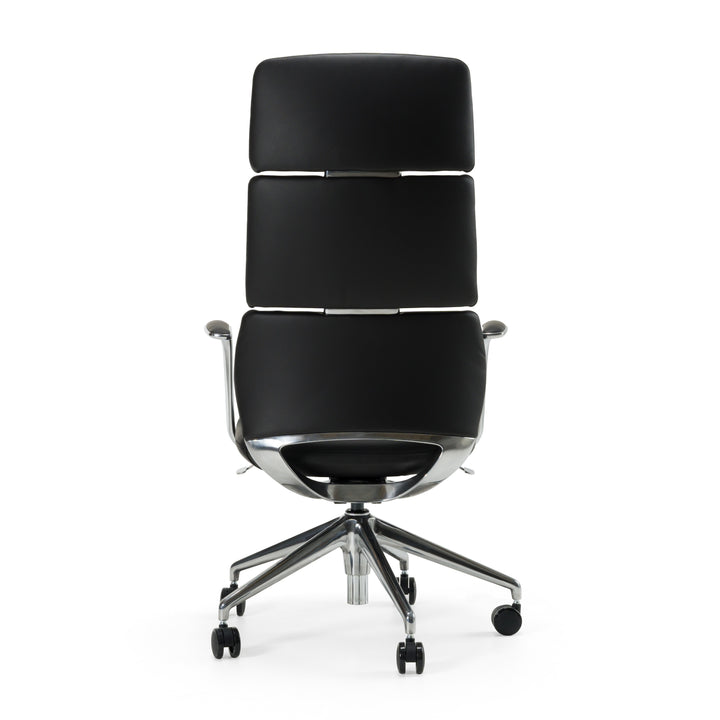 Clyne - Modern Black Vegan Leather Executive Office Chair