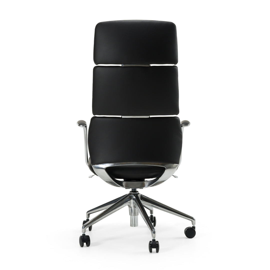 Clyne - Modern Black Vegan Leather Executive Office Chair