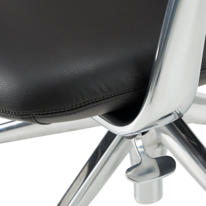 Clyne - Modern Black Vegan Leather Executive Office Chair