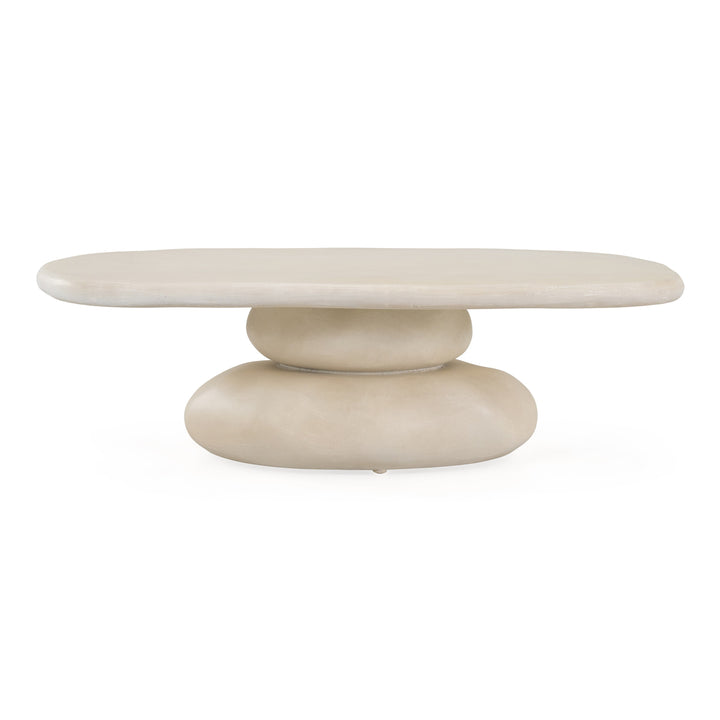 Coates - Modern Beige Fiberform Coffee Table