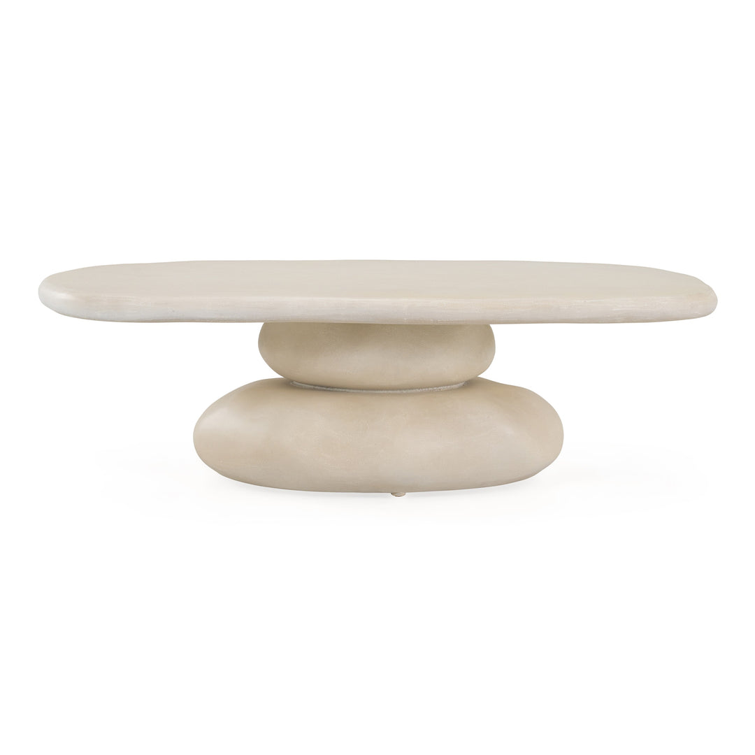Coates - Modern Beige Fiberform Coffee Table