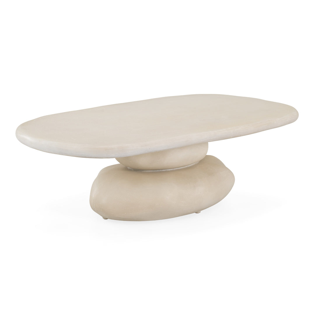 Coates - Modern Beige Fiberform Coffee Table