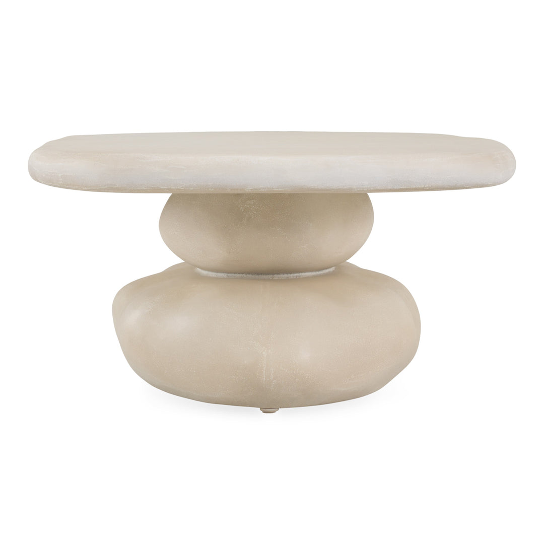 Coates - Modern Beige Fiberform Coffee Table