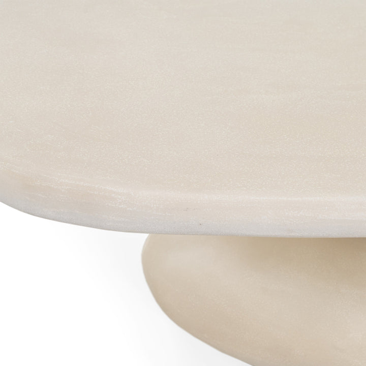 Coates - Modern Beige Fiberform Coffee Table