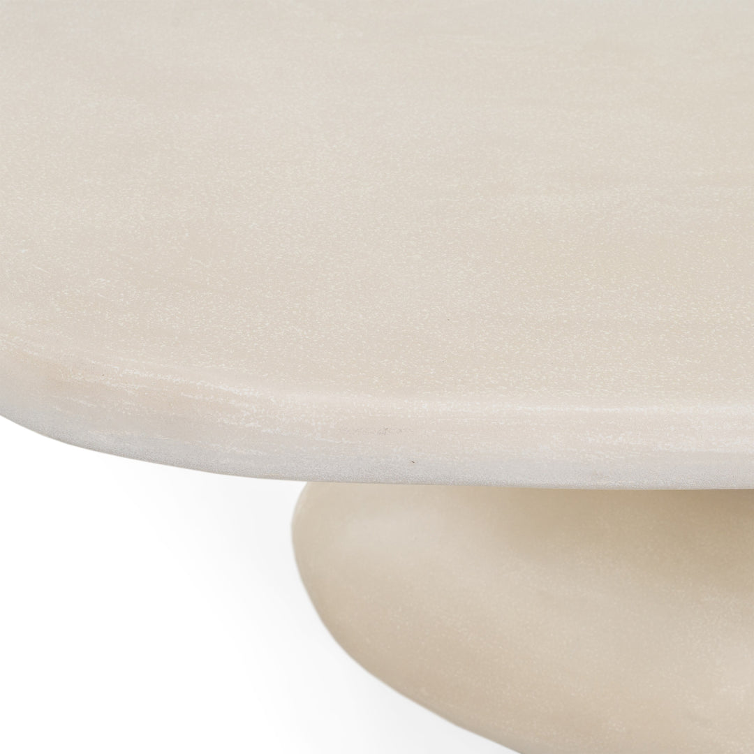 Coates - Modern Beige Fiberform Coffee Table
