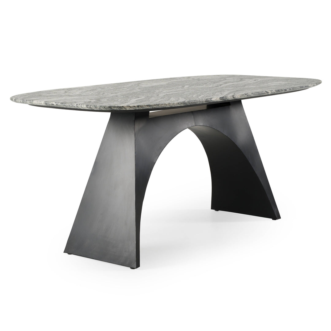 Colbert - Modern Black & White Marble Dining Table