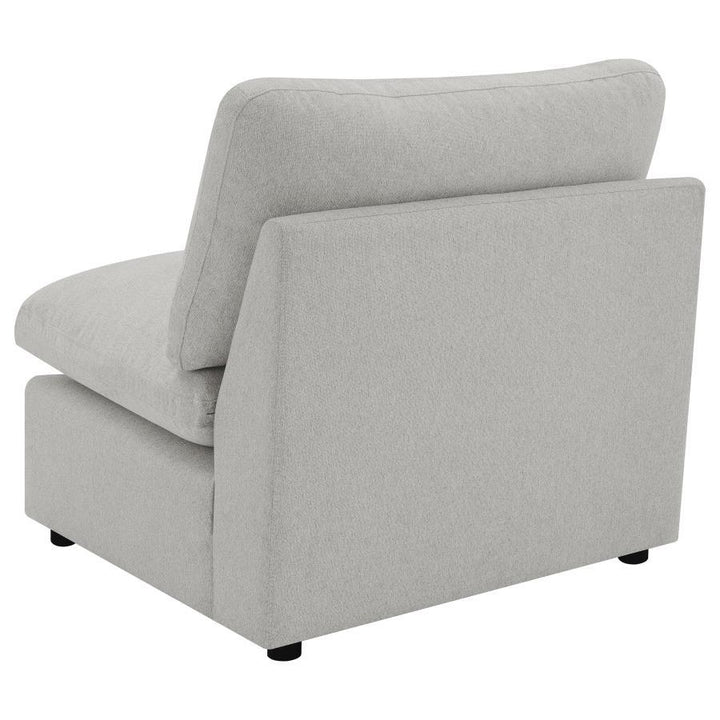 Collins - Modular Power Reclining Sectional Armless Chair - Gray Reclining Chair modern furniture Contempo Furniture