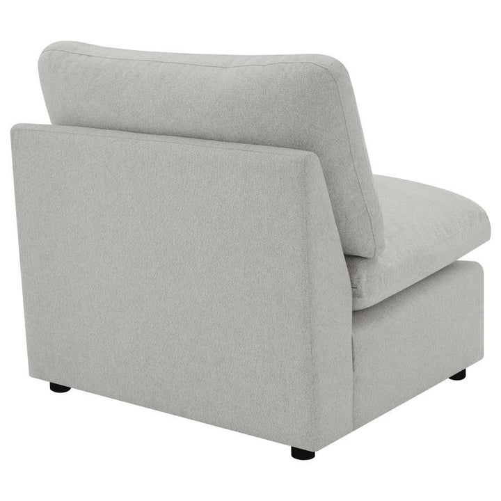 Collins - Modular Power Reclining Sectional Armless Chair - Gray Reclining Chair modern furniture Contempo Furniture