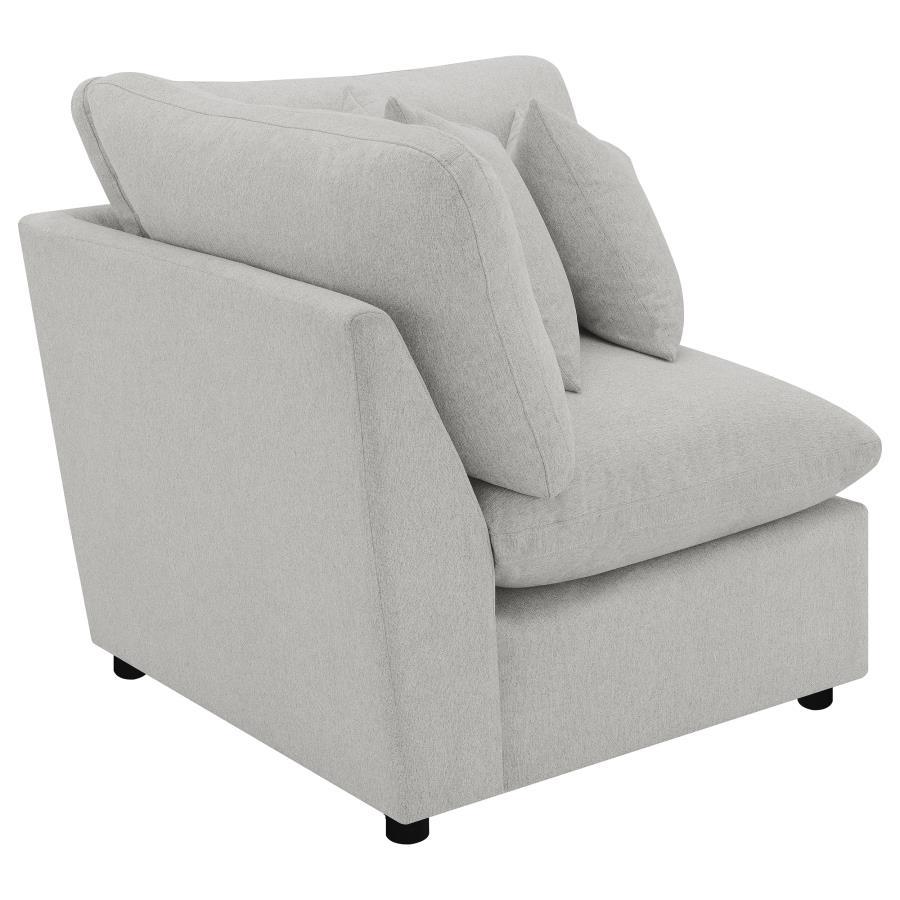 Collins - Modular Power Reclining Sectional Corner - Gray Corners modern furniture Contempo Furniture
