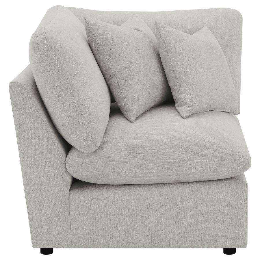 Collins - Modular Power Reclining Sectional Corner - Gray Corners modern furniture Contempo Furniture