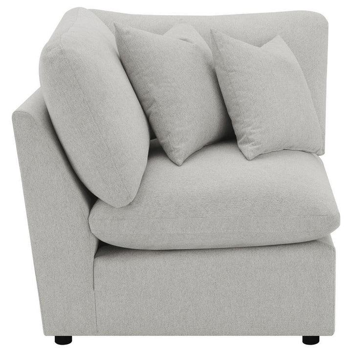 Collins - Modular Power Reclining Sectional Corner - Gray Corners modern furniture Contempo Furniture