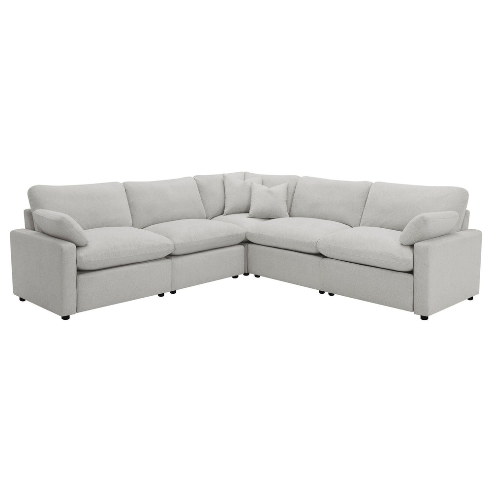 Collins - Modular Power Reclining Sectional Sofa Set - Gray Reclining Sectional modern furniture Contempo Furniture