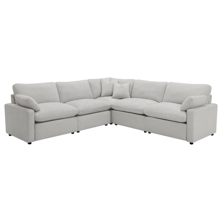 Collins - Modular Power Reclining Sectional Sofa Set - Gray Reclining Sectional modern furniture Contempo Furniture