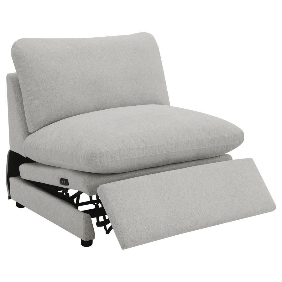 Collins - Modular Power Reclining Sectional Sofa Set - Gray Reclining Sectional modern furniture Contempo Furniture