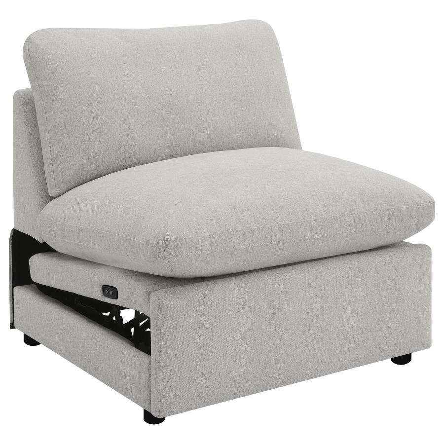 Collins - Modular Power Reclining Sectional Sofa Set - Gray Reclining Sectional modern furniture Contempo Furniture