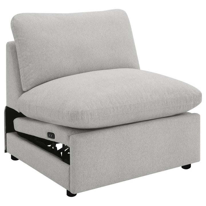 Collins - Modular Power Reclining Sectional Sofa Set - Gray Reclining Sectional modern furniture Contempo Furniture