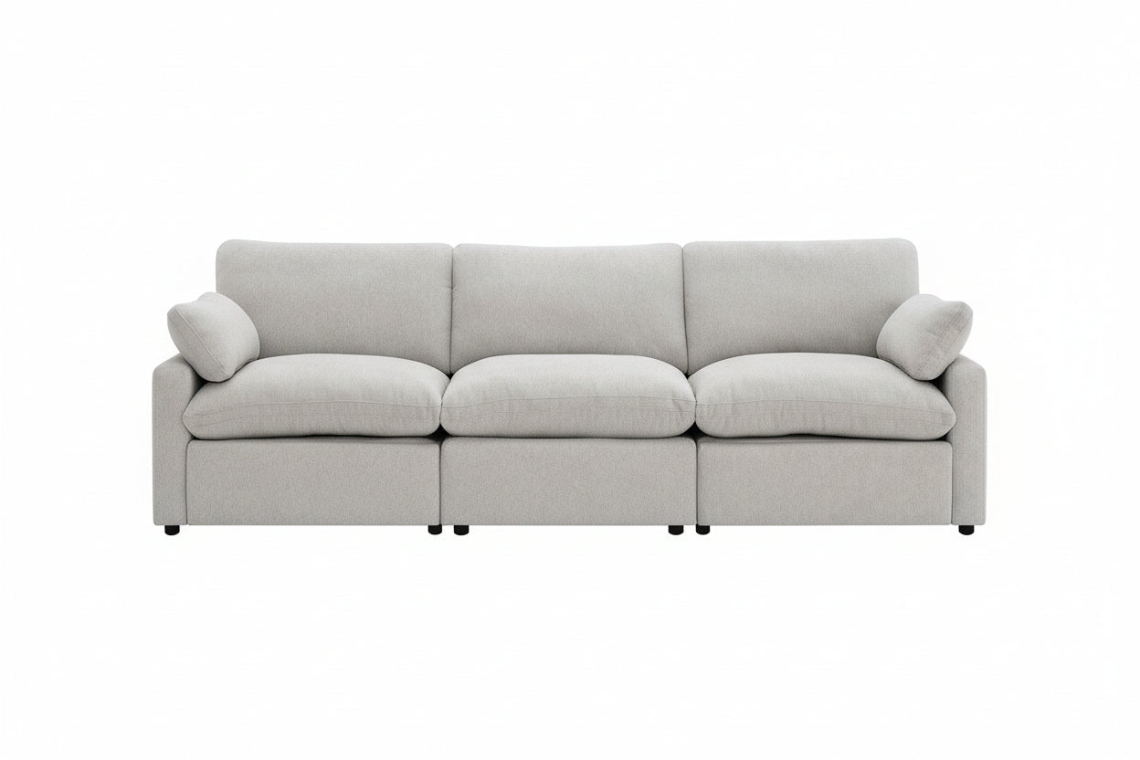 Collins Modular Power Reclining Sofa - Grey Power Reclining Sofa modern furniture Contempo Furniture