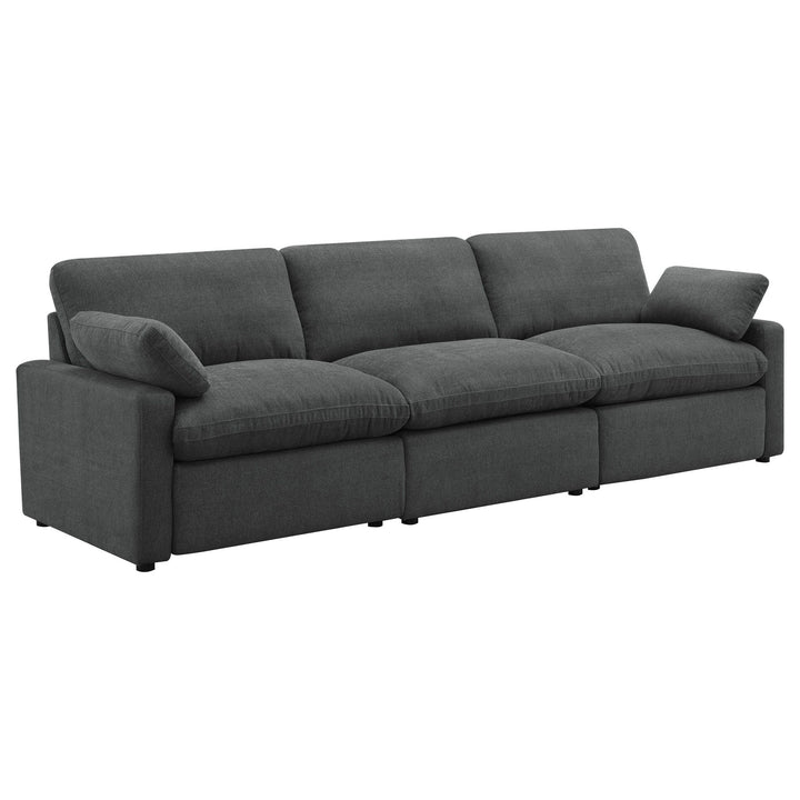 Collins - Modular Power Sofa - Dark Gray Reclining Sofa modern furniture Contempo Furniture