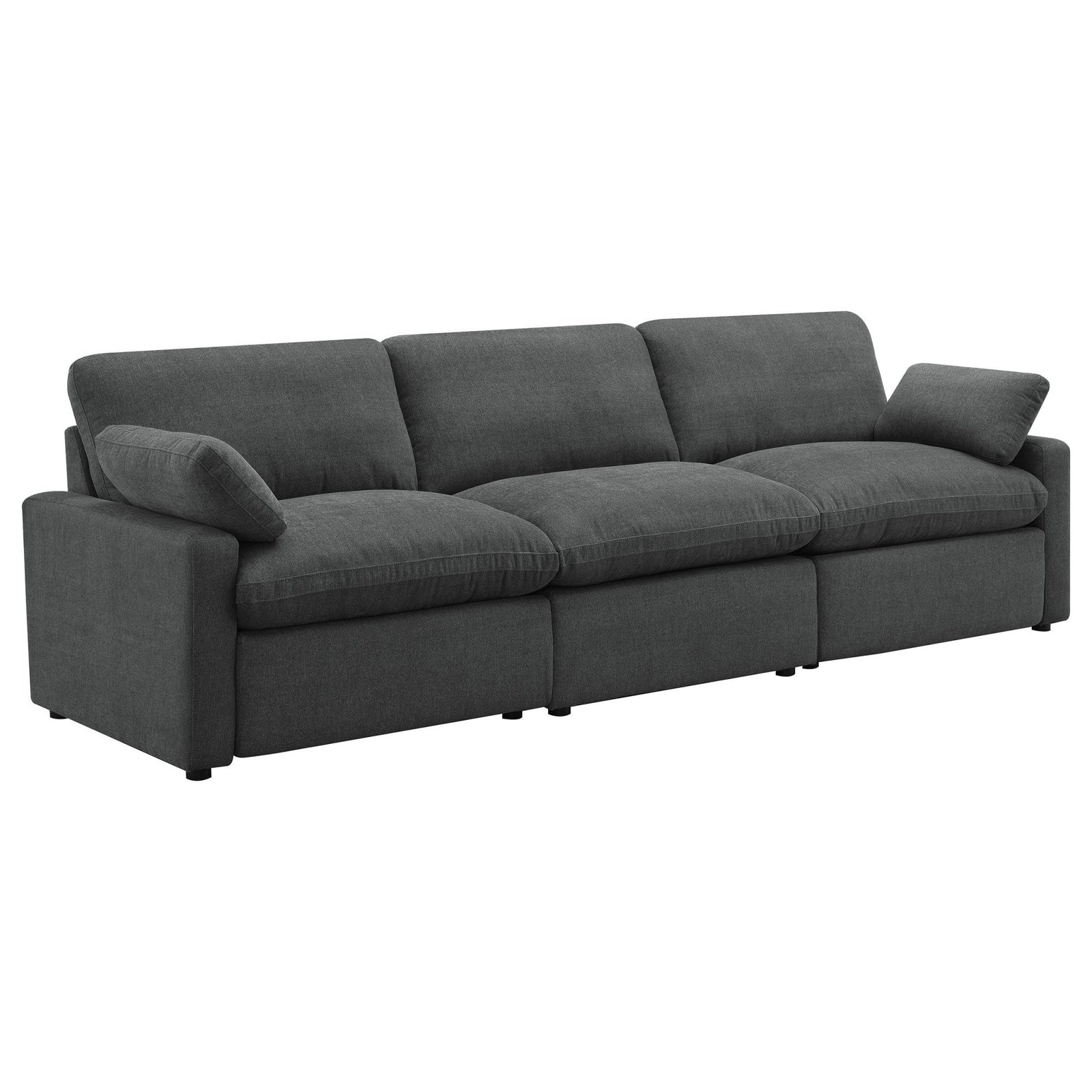 Collins - Modular Power Sofa - Dark Gray Reclining Sofa modern furniture Contempo Furniture